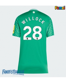 Newcastle United Joe Willock #28 Tricou Fotbal Replică 2025-26 Femei Deplasare